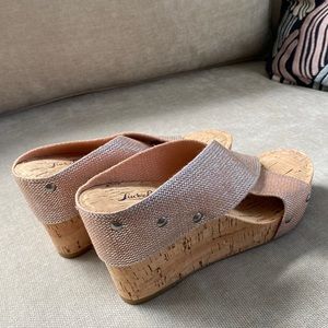 Lucky Brand Cork Wedges